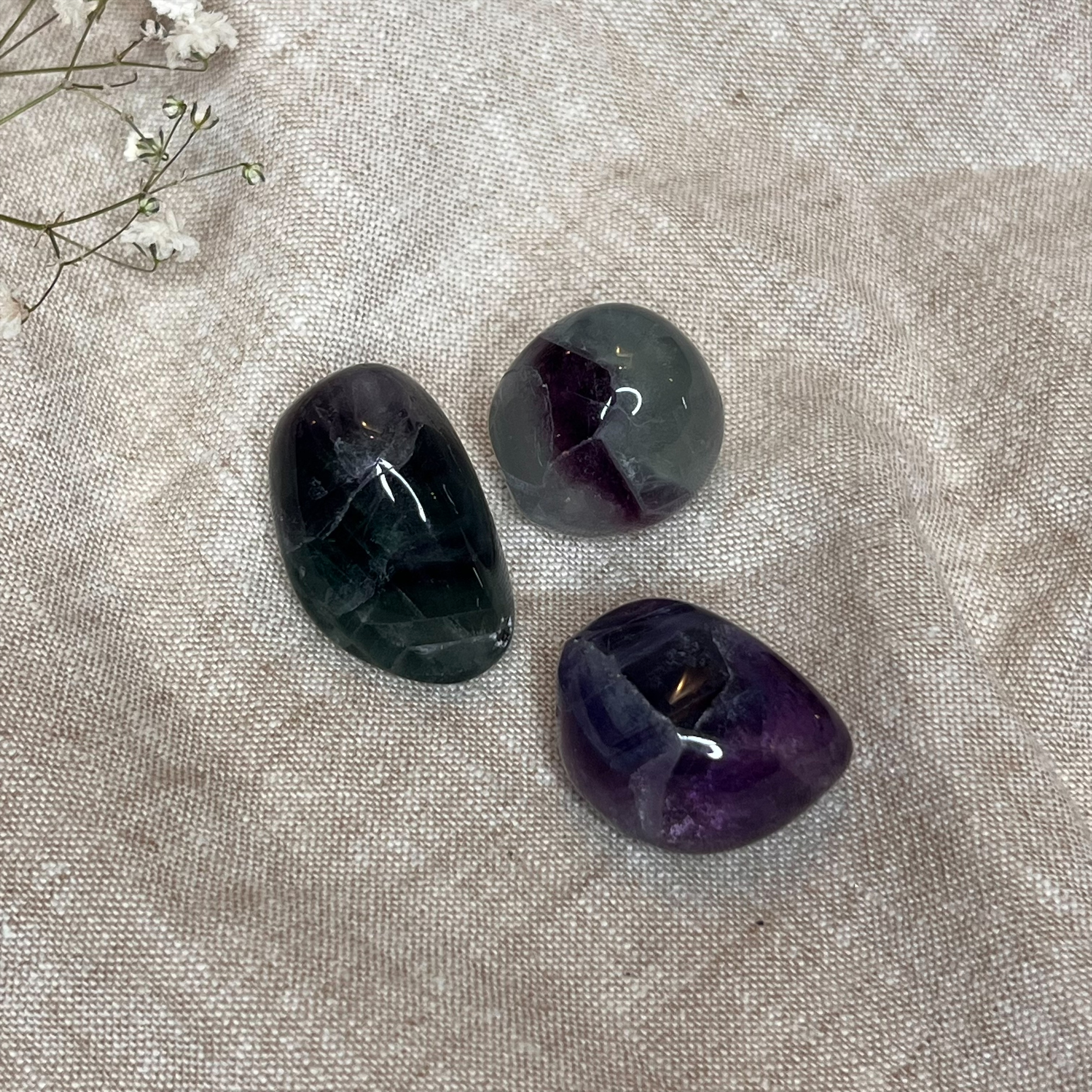 Fluoriet trommelsteen