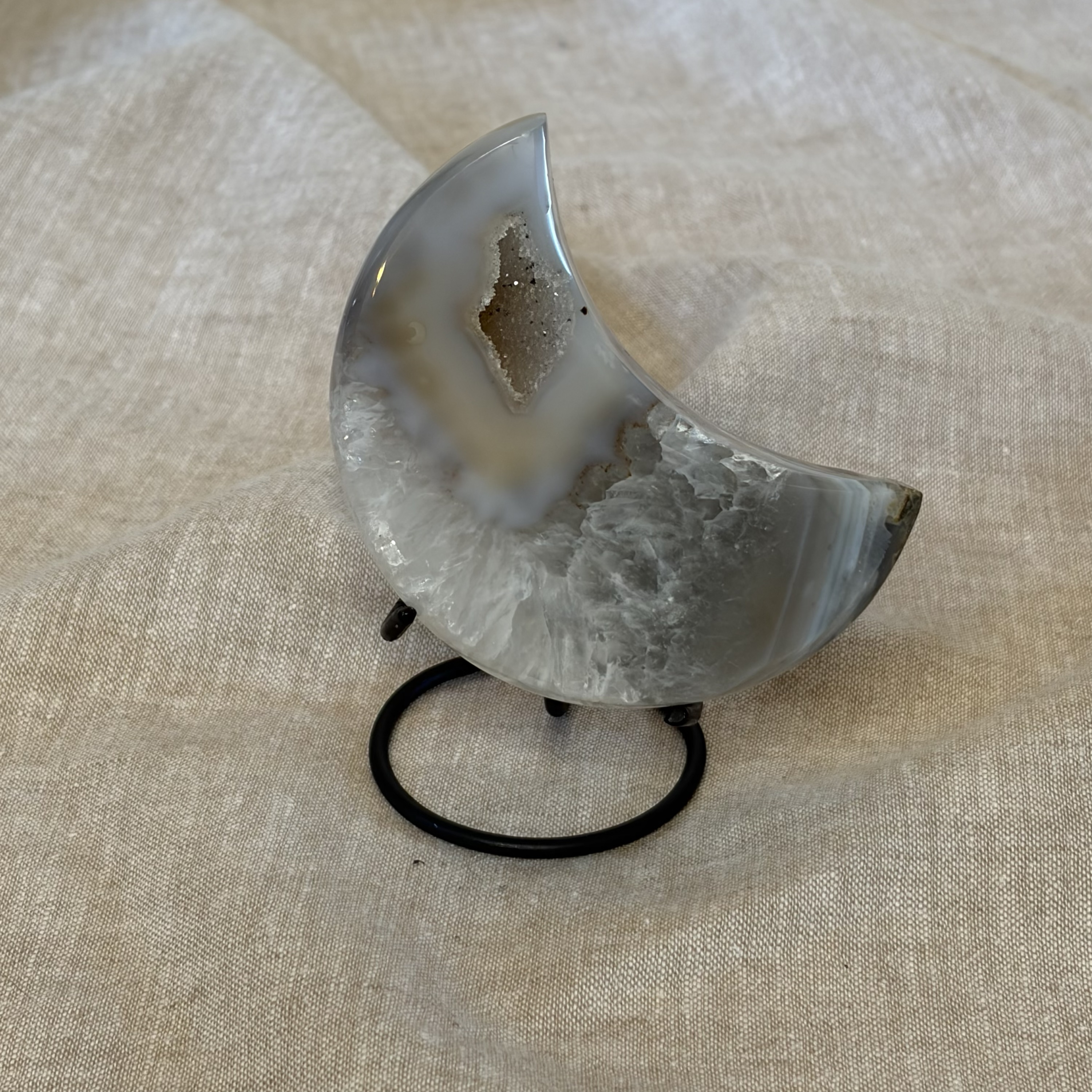 Agaat maantje met standaard 1