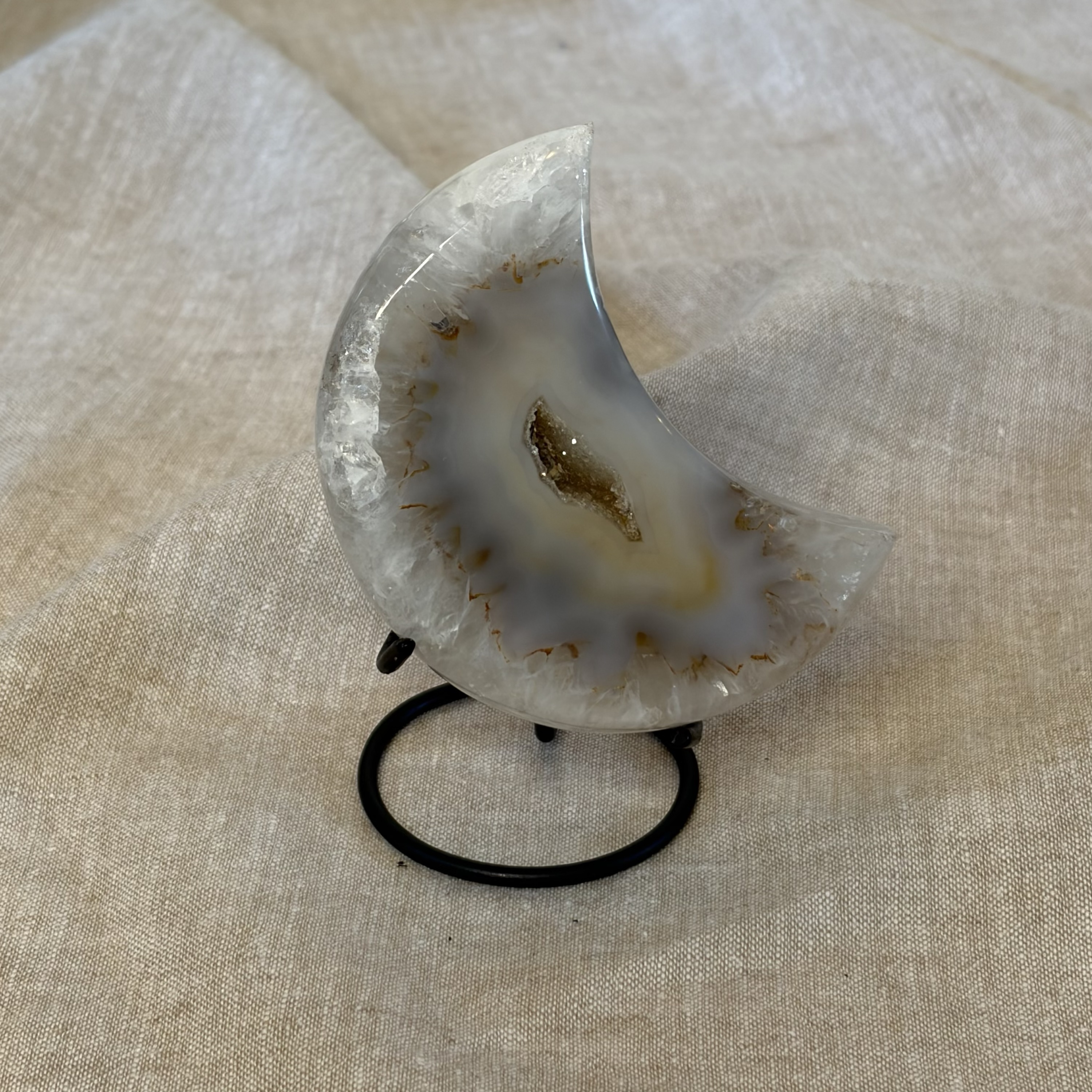 Agaat maantje met standaard 2