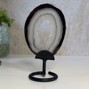 Agaat schijfje met standaard 2