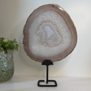 Agaat schijf met standaard 2